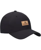 Men's tentree Black Cork Patch Destination Elevation Snapback Hat