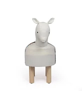 Patton Handcrafted Contemporary Kids Llama Ottoman