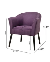 Cosette Plum Arm Chair