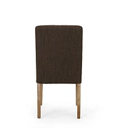 Kuna Contemporary Upholstered Dining Chair Set, 2 Piece