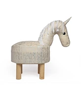 Wendover Contemporary Kids Unicorn Ottoman