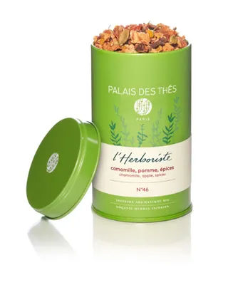 Palais des Thes Chamomile Apple Spices Herbal Tea Loose Leaf Tin, 3.5 oz