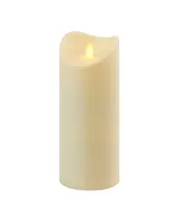 Battery Operated 12" Pillar Candle with Moving Flame