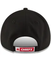 Men's New Era Black Kansas City Chiefs The League 9FORTY Adjustable Hat