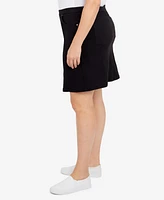 Plus Essentials Tech Stretch Pull On Skort with Elastic Wasitband