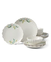 Lenox French Perle Berry Holly 12 Pc. Dinnerware Set, Service for 4