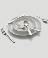 Cambridge Silversmiths Waylen Mirror 40-Piece Flatware with Rustic Buffet, Service for 8