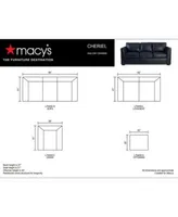 Cheriel Leather Sofa Collection Created For Macys