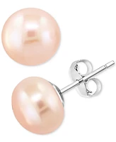 Effy 3-Pc. Set Pink, Peach, & White Cultured Freshwater Pearl (9mm) Stud Earrings in Sterling Silver