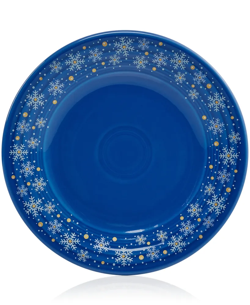 Fiesta Snowflake 9" Luncheon Plate, Created for Macy's