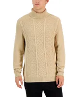 Club Room Men's Chunky Turtleneck Sweater, Created for Macy's