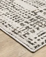 Jhb Design Veil VEI2060W 2'3" x 7'6" Runner Area Rug