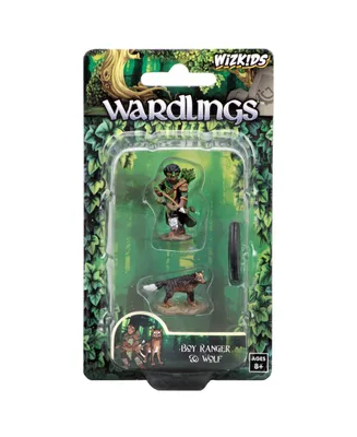 Wizkids Wardlings Role Playing Games Figures Boy Ranger Wolf Set, 2 Pieces