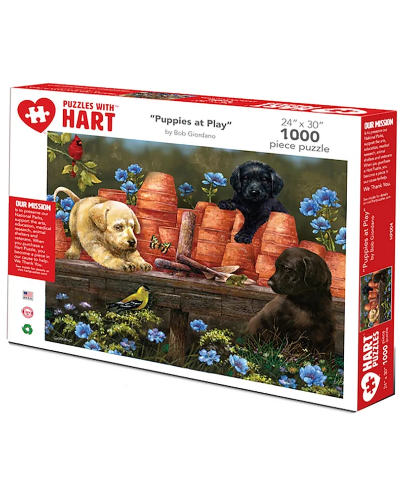 Hart Puzzles Dogs, Dogs, Dogs By Sherri Buck Baldwin, 24 X 30 1000
