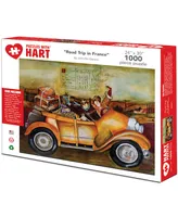 Hart Puzzles Road Trip In France 24" X 30" By Jennifer Garant Set, 1000 Pieces