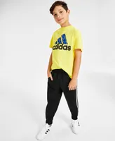 adidas Big Boys Iconic Tricot Joggers