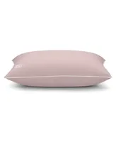 Pillow Gal Down Alternative Pillow and Removable Pillow Protector, King, Pink