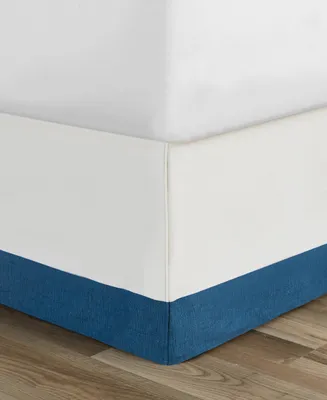 Closeout! Nautica Colorblock Tailored Bed Skirt