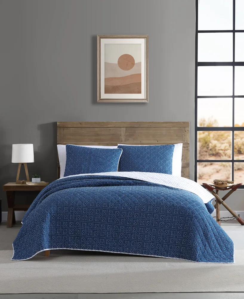 Closeout! Wrangler Hamilton Cotton Reversible 3 Piece Quilt Set