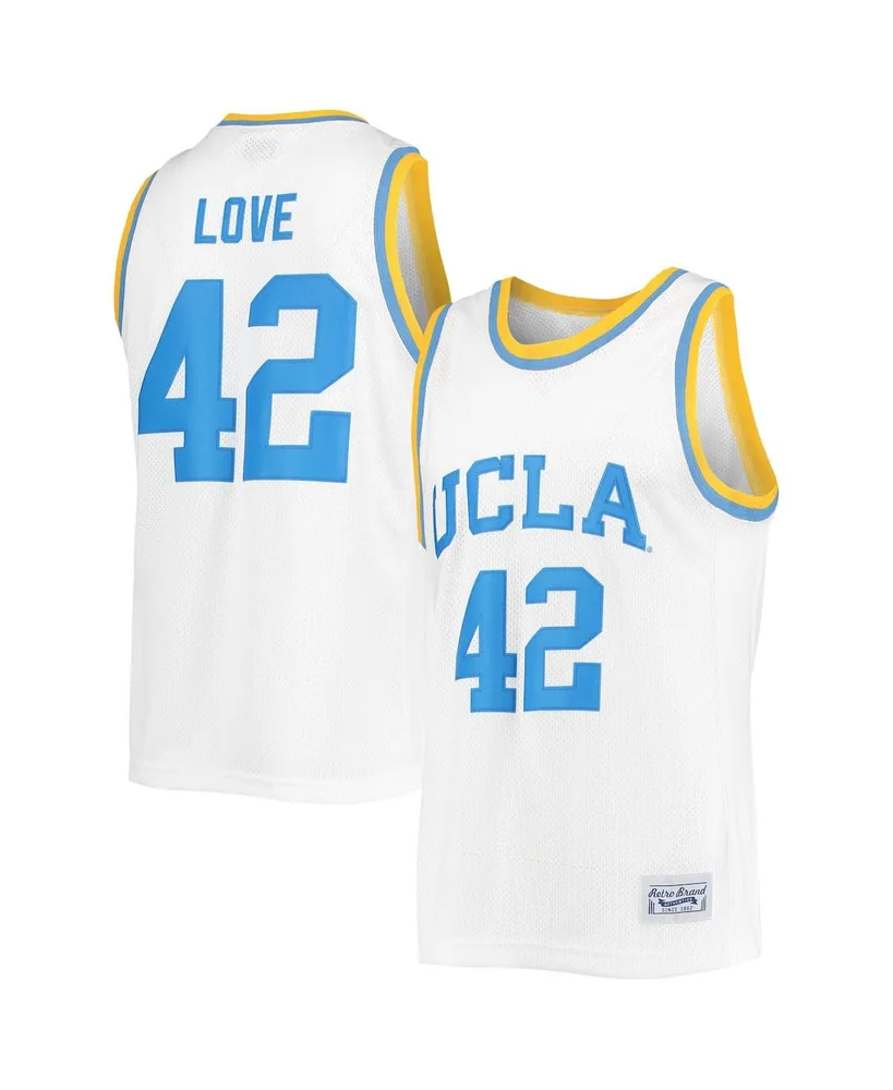 Men's Original Retro Brand Kevin Love White Ucla Bruins Commemorative Classic Basketball Jersey