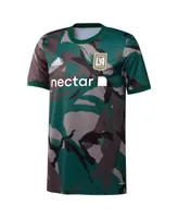 Men's adidas Camo Lafc 2021 Pre-Match Performance Top