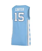 Big Boys Jordan Vince Carter Carolina Blue North Tar Heels Team Replica Basketball Jersey