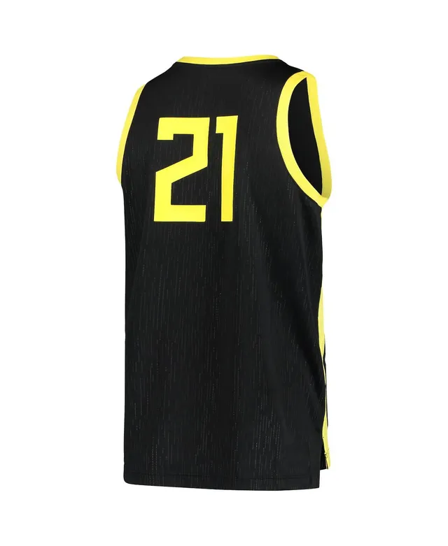 Nike Men's Oregon Ducks Replica #21 Basketball Jersey – Black