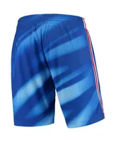 Men's Mitchell & Ness Blue New Jersey Nets Hardwood Classics Swingman Shorts