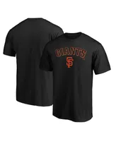 Men's Fanatics Black San Francisco Giants Team Logo Lockup T-shirt