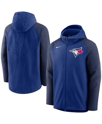 Men's Nike Royal, Navy Toronto Blue Jays Authentic Collection Performance Raglan Full-Zip Hoodie