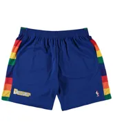 Men's Mitchell & Ness Royal Denver Nuggets Big and Tall Hardwood Classics Team Swingman Shorts