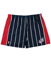 Men's Mitchell & Ness Navy Houston Rockets Big and Tall Hardwood Classics Team Swingman Shorts