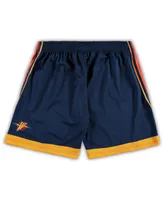 Men's Mitchell & Ness Navy Golden State Warriors Big and Tall Hardwood Classics Team Swingman Shorts