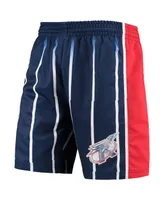 Men's Mitchell & Ness Blue Houston Rockets 1996 Hardwood Classics 75th Anniversary Swingman Shorts