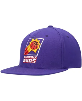 Men's Mitchell & Ness Purple Phoenix Suns Hardwood Classics Team Ground 2.0 Snapback Hat