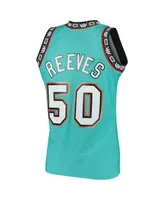 Men's Mitchell & Ness Bryant Reeves Turquoise Vancouver Grizzlies Hardwood Classics 1995-96 Swingman Jersey