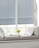 Madison Park Basketweave Room Darkening Cordless Roman Shade, Single Panel for Bedroom, Thermal Insulated Window Blind Treatment for Living Room, Widt