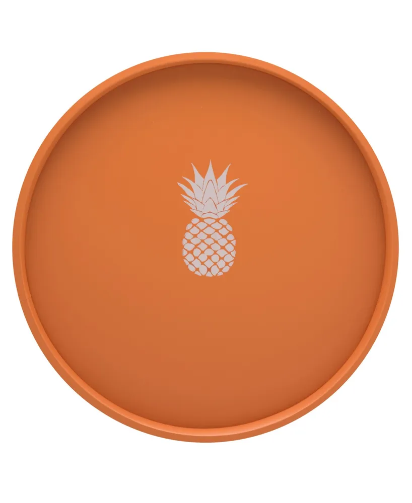 Pastimes 14" Round Pineapple Serving Tray