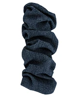 Anne Klein Women's Dark Blue Denim Scrunchie Band designed for Apple Watch 42mm (Series 10) & 38/40/41mm