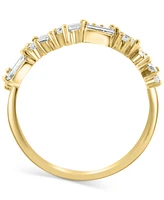 Effy Diamond Scattered Baguette Cluster Band (7/8 ct. t.w.) in 14k Gold