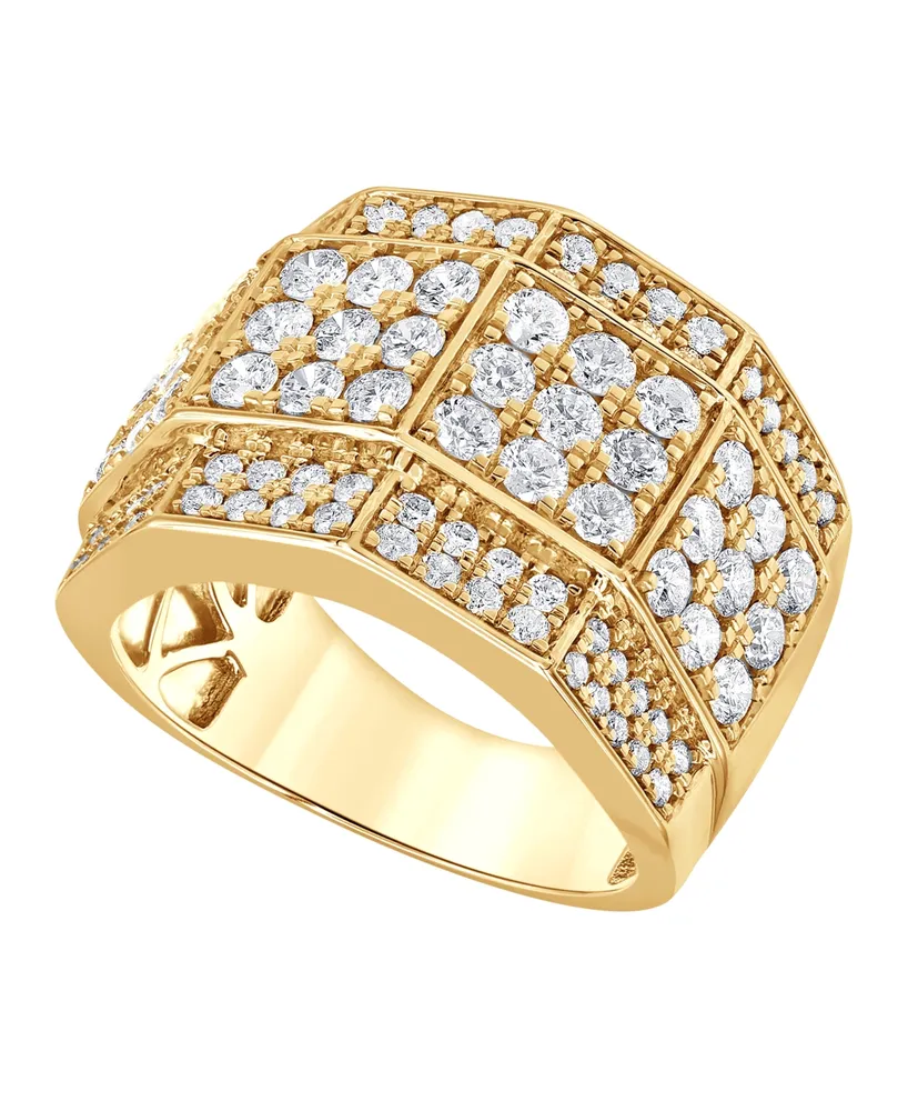 Men's Diamond Multi-Cluster Ring (3 ct. t.w.) in 10k Gold