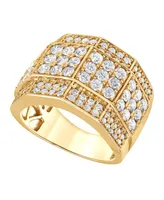 Men's Diamond Multi-Cluster Ring (3 ct. t.w.) in 10k Gold