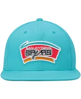 Men's Mitchell & Ness Teal San Antonio Spurs Hardwood Classics Team Ground 2.0 Snapback Hat