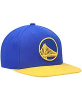 Men's Mitchell & Ness Royal and Gold Golden State Warriors Team Two-Tone 2.0 Snapback Hat