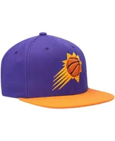 Men's Mitchell & Ness Purple and Orange Phoenix Suns Team Two-Tone 2.0 Snapback Hat