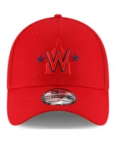 Men's New Era Red Washington Nationals 2022 Batting Practice 39THIRTY Flex Hat