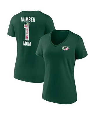 Women's Fanatics Green Bay Packers Team Mother's Day V-Neck T-shirt