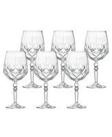 Lorren Home Trends Alkemist 6 Piece Stemmed Cocktail Goblet Set