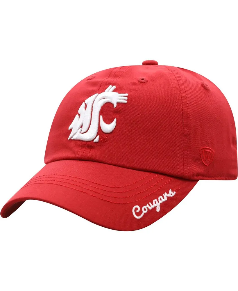 Women's Top of the World Cardinal Washington State Cougars Staple Adjustable Hat