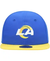 Boys and Girls Infant New Era Royal, Gold Los Angeles Rams My 1st 9FIFTY Adjustable Hat